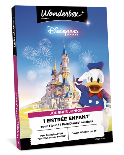 Coffret Wonderbox Disneyland Paris - Journée Junior — à gagner avec 6 193 points fidélité LaTenue