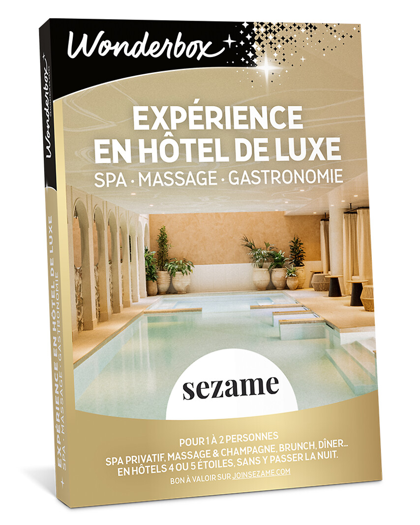 Coffret Wonderbox Expérience relaxante en hôtel de luxe — à gagner avec 6 667 points fidélité LaTenue