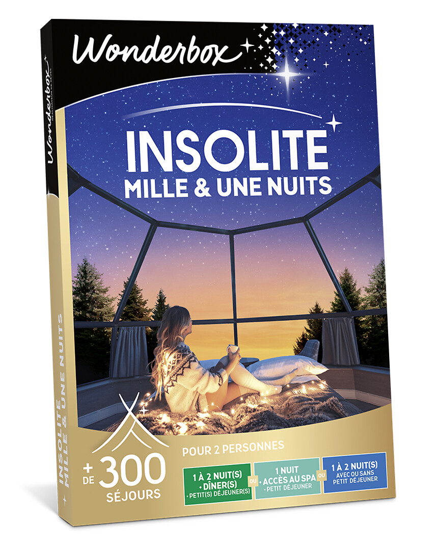 Coffret Wonderbox INSOLITE - Mille et une nuits — à gagner avec 13 327 points fidélité LaTenue