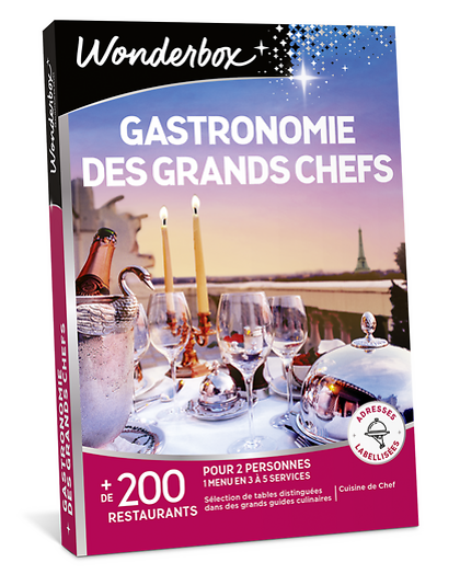 Coffret Wonderbox Gastronomie des grands Chefs — à gagner avec 9 993 points fidélité LaTenue