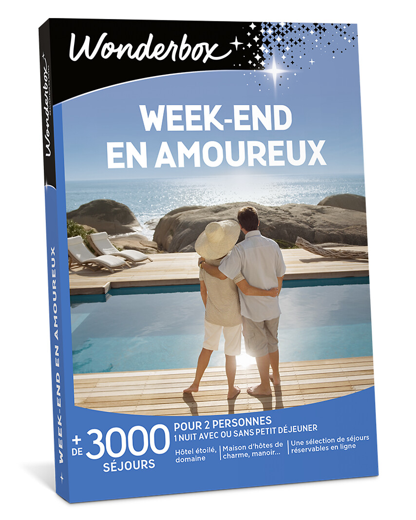 Coffret Wonderbox Week-end en amoureux — à gagner avec 5 327 points fidélité LaTenue