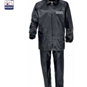 Tenue De Pluie Noir Securite