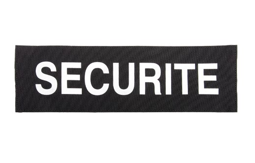 Bandeaux retro-reflechissants d’identification sécurité (29cmx10cm)