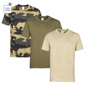 Pack de 3 t-shirts dont 1 camo (Cityguard)