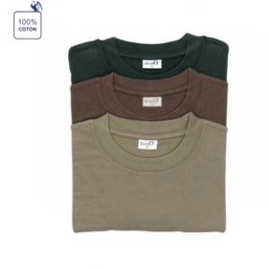 Pack de 3 t-shirts unis