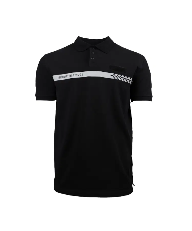 Polo manches courtes sécurité privée Noir (GK pro)