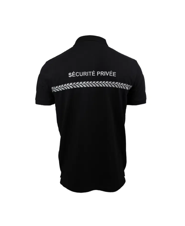 Polo manches courtes sécurité privée Noir (GK pro) – Image 3