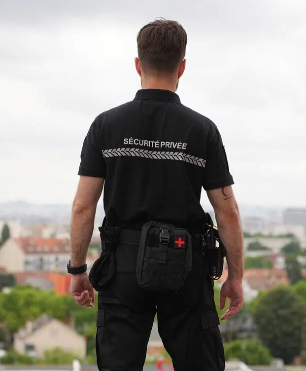 Polo manches courtes sécurité privée Noir (GK pro) – Image 4