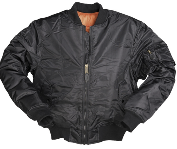 BLOUSON US ′MA1® TYPE′ NOIR (MIL-TEC)