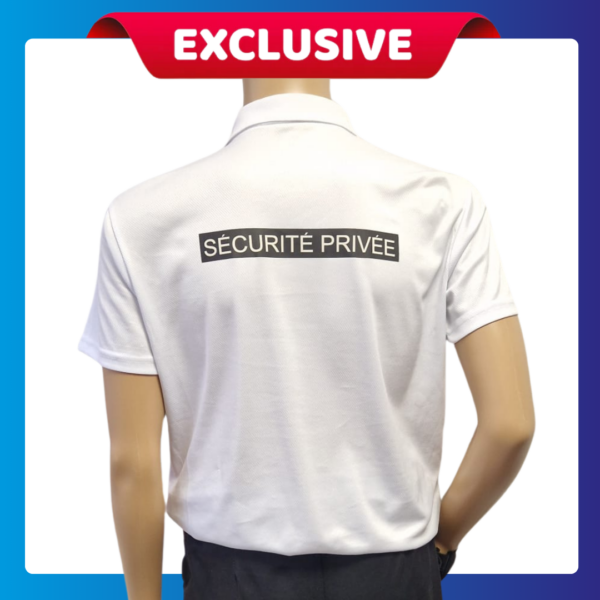 POLO sécurité privée (100% polyester) – Image 3