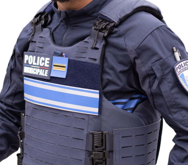 Gilet pare balles Quick Release IIIA Port extérieur Police Municipale largage rapide avec bande amovible (LPSA) – Image 2