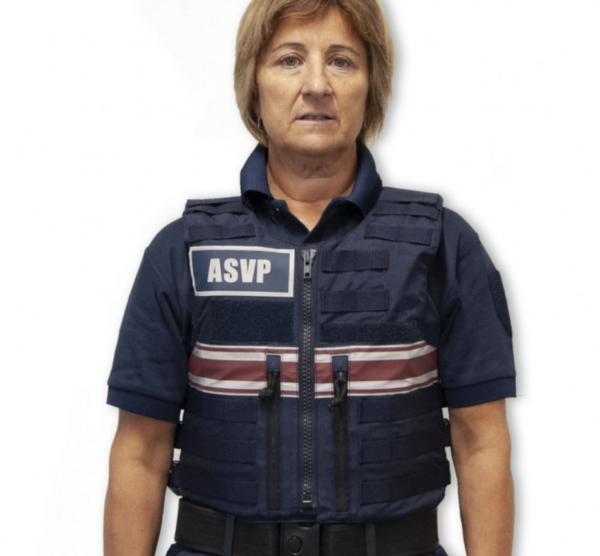 Gilet pare balles FULL TACTICAL IIIA Port extérieur ASVP Femme (LPSA)