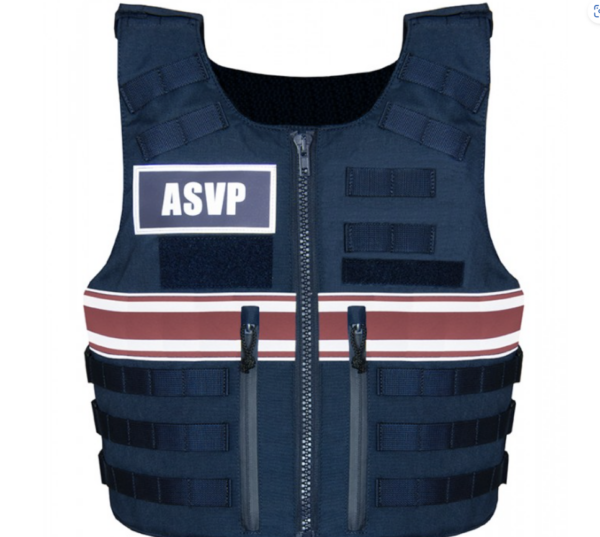 Gilet pare balles FULL TACTICAL IIIA Port extérieur ASVP Femme (LPSA) – Image 2