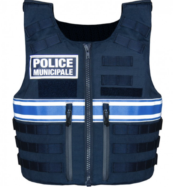 Housse de Gilet pare balles Back Tactical Police Municipale Unisexe (LPSA)