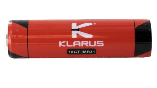 Batterie Klarus 18650 18GT-IMR31 3100mAh pour lampe XT11X, 360X3, 360X1 – Image 2