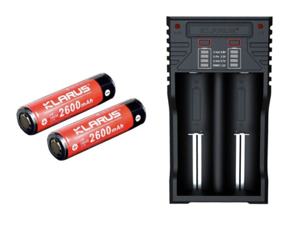 Chargeur Klarus K2 USB pour batteries Li-ion / IMR / Ni-Cd et LiFePO4 + 2 batteries – Image 7