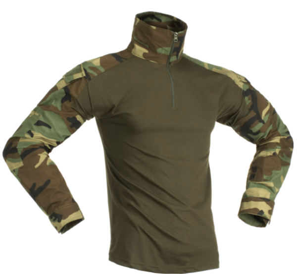 Chemise de Combat Shirt Woodland (INVADERGEAR)