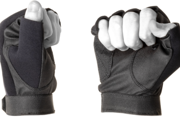 Half Finger Shooting Tactical Gloves Black – Image 2