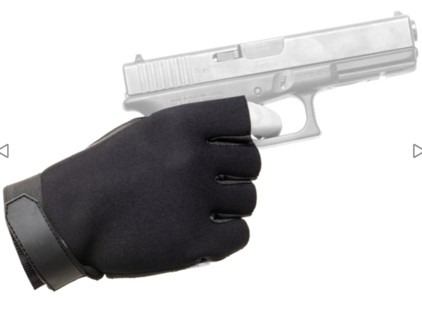 Half Finger Shooting Tactical Gloves Black – Image 3