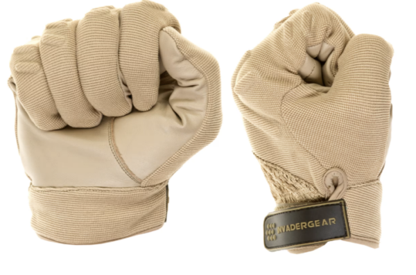 Shooting Tactical Gloves Tan – Image 2