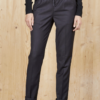 PANTALON DE COSTUME TAILLE ÉLASTIQUÉE FEMME Noir (SOLO) – Image 2