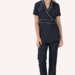 Blouse Noire ALISON pour Dame Lotus Blanc (REMY C.)