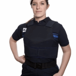 Housse gilet pare balles One plus port discret Femme marine (LPSA)