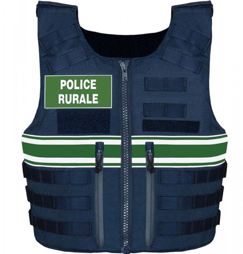 Housse de gilet pare balles Full Tactical Police Rurale Unisexe (LPSA)
