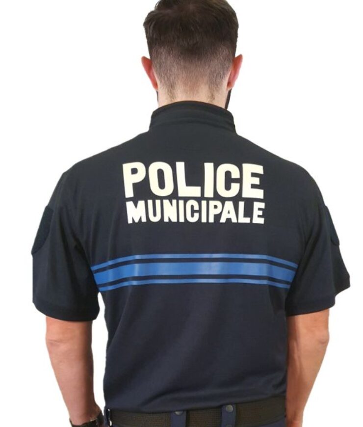 POLO COL MAO RESPIRANT MANCHES COURTES PM MARINE (LPSA) – Image 2