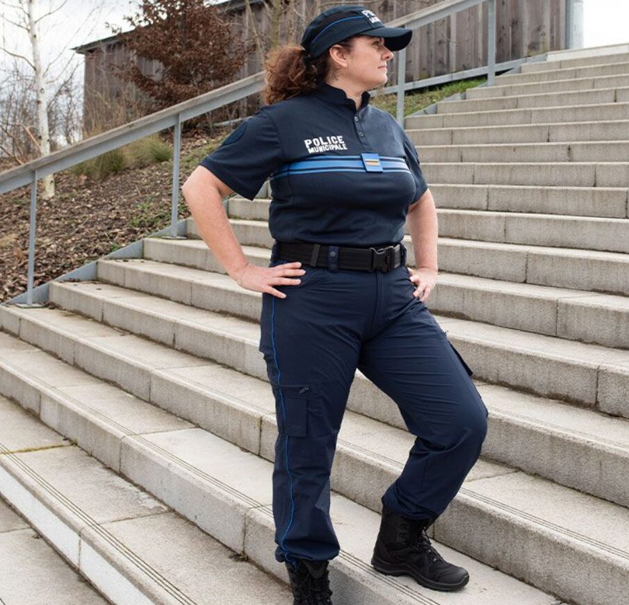 POLO COL MAO RESPIRANT MANCHES COURTES PM MARINE (LPSA) – Image 3