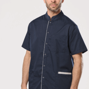 BLOUSE POLYCOTON AVEC BOUTONS-PRESSION HOMME (TOPTEX) By WK
