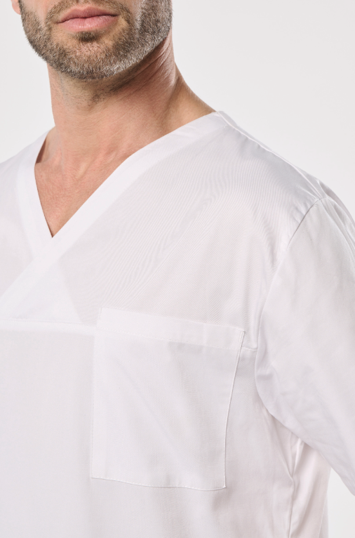 TUNIQUE COTON MC UNISEXE (TOPTEX) By WK – Image 3