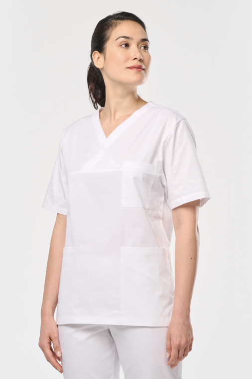 TUNIQUE COTON MC UNISEXE (TOPTEX) By WK – Image 4