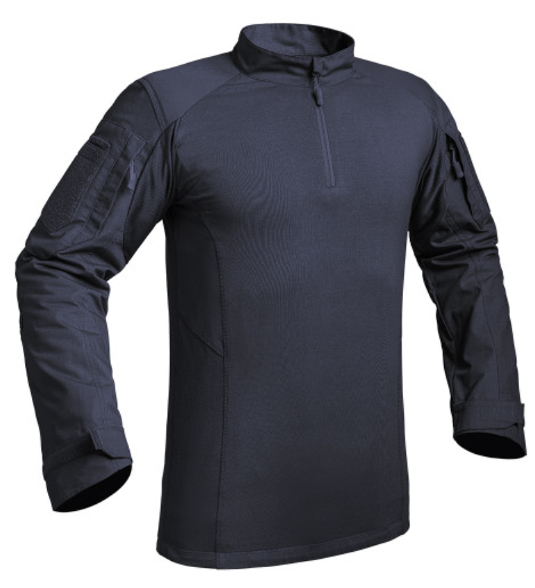 Chemise UBAS V2 FIGHTER bleu marine (A10) – Image 2