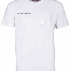 T-shirt Blanc sécurité grande fenêtre (CITYGUARD)