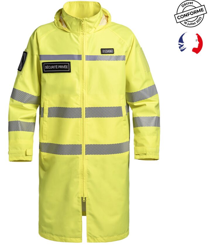Poncho Lightshell SÉCU-ONE HV-TAPE jaune (A10)