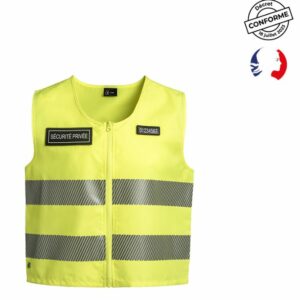 Gilet sans manches SÉCU-ONE HV-TAPE jaune (A10)