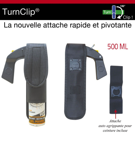 ETUI TURNCLIP PORTE AEROSOL 500ML (DCA)