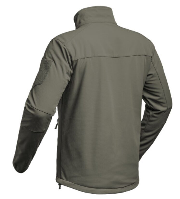 Veste Softshell FIGHTER vert olive (A10) A Personnaliser – Image 3