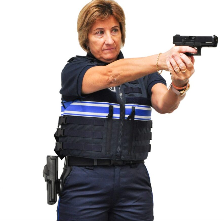 Gilet pare balles Full Tactical femme Police Municipale NIJ IIIA 0101.06 NIJ 0115.00 - L2 E2 (LPSA)