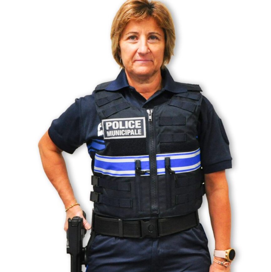 Gilet pare balles Full Tactical femme Police Municipale NIJ IIIA 0101.06 NIJ 0115.00 - L2 E2 (LPSA) – Image 2