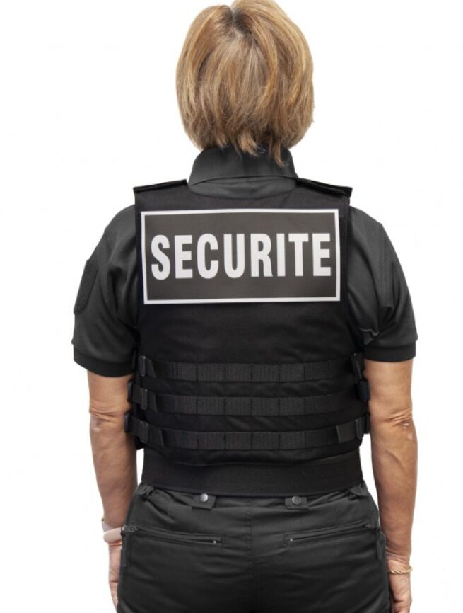 Gilet pare balles IIIA Full Tactical SECURITY Femme NIJ IIIA 0101.04 10 JOULES (LPSA) – Image 2