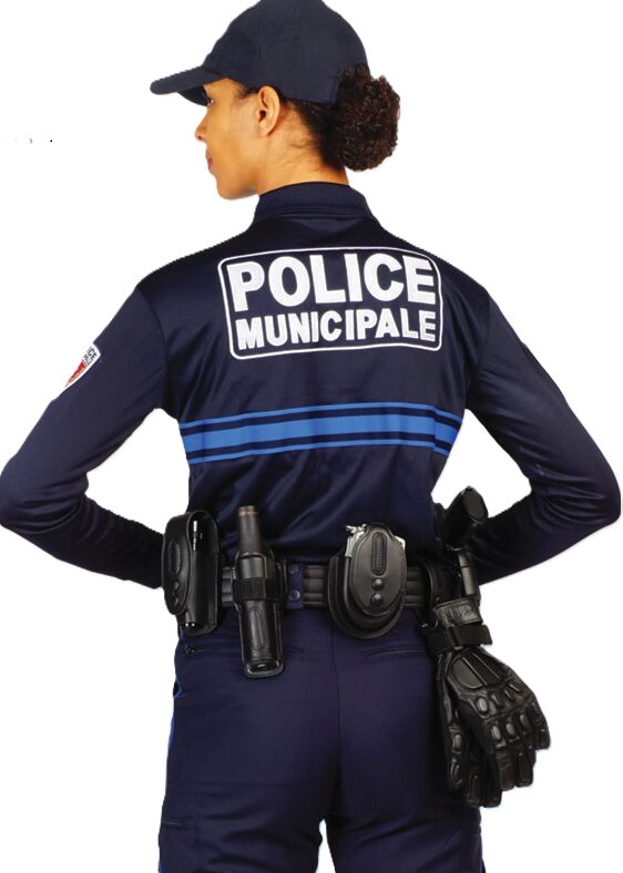 POLO MARINE «COOL PASS» AVEC ZIP Police Municipale (GK Pro)
