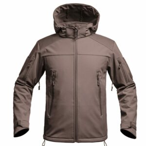 Veste Softshell V2 FIGHTER brun Terre de France (A10)