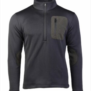 PULL-OVER ZIP THERMO-FLEECE NOIR (Miltec)