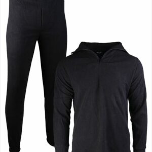 ENSEMBLE SOUS VÊTEM.POL.A.FERM.ÉCL.NOIR (Miltec)