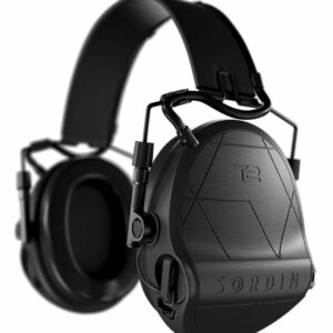 Casque anti-bruit Suprême T2 noir serre-tête cuir noir (A10)