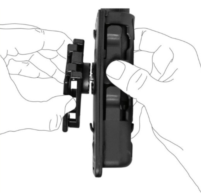 Porte-bâton rotatif 8VP60 vert olive pour ceinture/ceinturon (A10) – Image 2